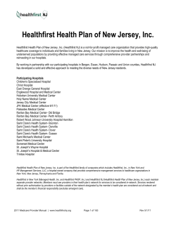 Healthfirst Health Plan of New Jersey, Inc.