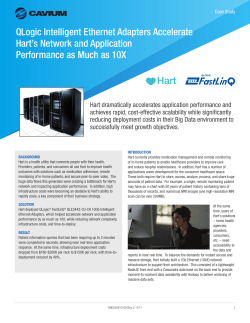 QLogic Intelligent Ethernet Adapters Accelerate Hart`s Network and