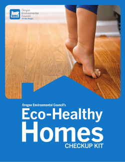 Eco-healthy Homes Checkup Kit - Oregon Environmental Council
