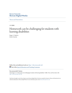 Homework can be challenging for students with learning disabilities