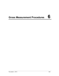 Gross Measurement Procedures - Ministry of Forests, Lands and