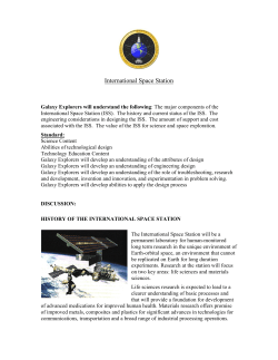 International Space Station - The Federation of Galaxy Explorers