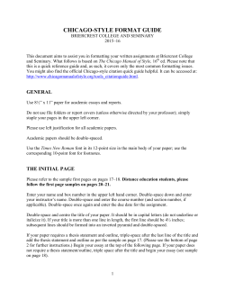 bbc`s quick reference format guide