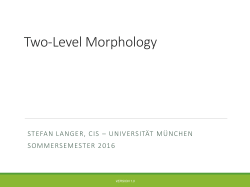 Linguistics in FAST ESP 5.0