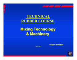 TECHNICAL RUBBER COURSE