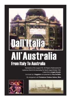 program 2010 Melbourne italian film.pmd