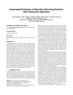 Automated Extension of Narrative Planning Domains with Antonymic