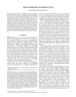 the asymmetric business cycle