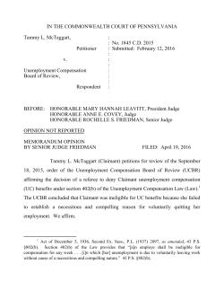 No. 1845 CD 2015 Petitioner : Submitted: February 12, 2