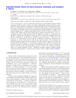 Extended Hückel theory for band structure, chemistry, and transport