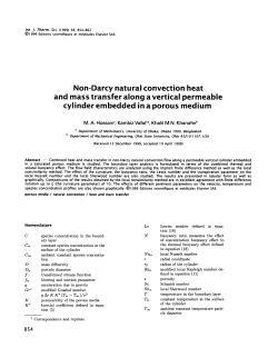 Non-Darcy natural convection heat and mass transfer along a