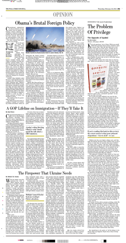 opinion - Wall Street Journal