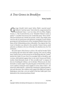 A Tree Grows in Brooklyn