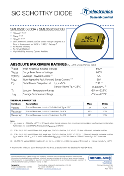 SML05SC06D3A Datasheet