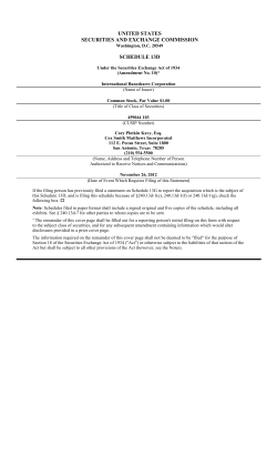 united states securities and exchange commission schedule 13d