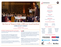 Sponsorship  - Power of Women Luncheon