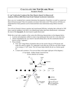 calculate the top quark mass