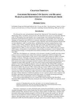Goldfish Memories? On Seeing and Hearing - DORAS