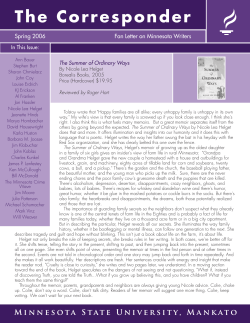 Spring 2006 - English Department