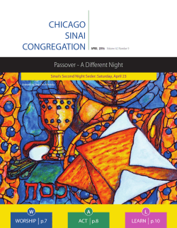 sinai - Chicago Sinai Congregation