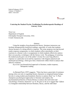 Radical Pedagogy (2015) Volume 12 Number 2 ISSN: 1524-6345
