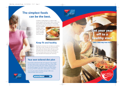 Get your year off to a healthy start Get your year off to a