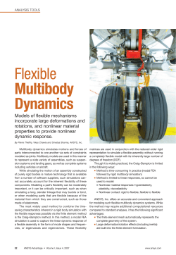 Flexible multibody dynamic