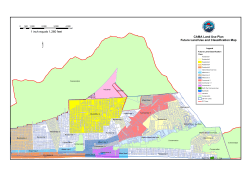 CAMA Land Use Plan Future Land Use and Classification Map 1