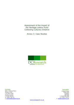 Collecting Cultures impact assessment: case