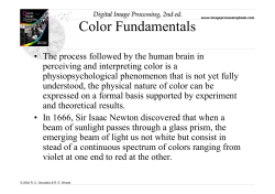 Color Fundamentals