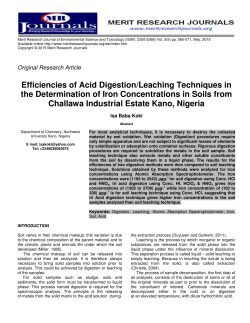 Full text - Merit Research Journals