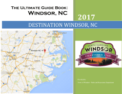 DESTINATION WINDSOR, NC