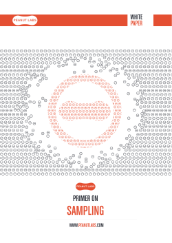 sampling - Peanut Labs