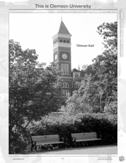 This is Clemson University