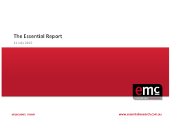 The Essential Report