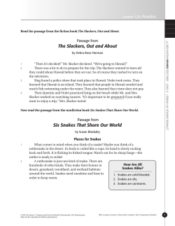 passage from The Slackers, Out and About