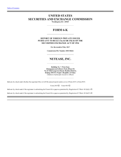 united states securities and exchange commission form 6
