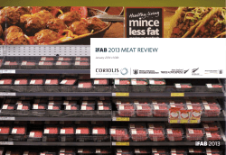 New Zealand iFAB 2013 Meat Review