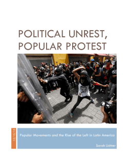 Political Unrest, Popular Protest