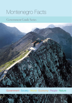 Montenegro facts 2013 - web version