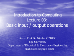 printf(&ldquo;Hello!\n&rdquo;) - Ege C Programlama