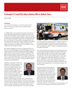 Prehospital 12-Lead ECGs Help to Reduce EMS-to