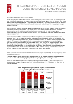 creating opportunities for young long-term