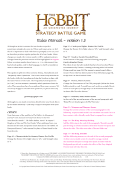 Rules Manual - Games Workshop