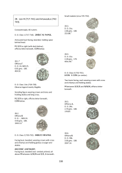 338 28. Leo III (717-741) and Artavasdus (742