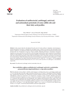 Evaluation of antibacterial, antifungal, antiviral