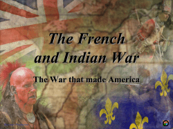 The French and Indian War