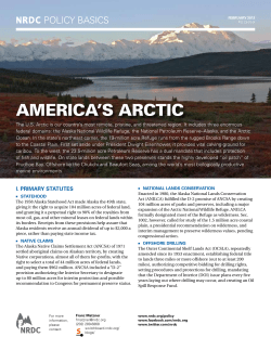 NRDC: Policy Basics - America`s Arctic