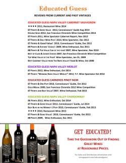 Educated Guess Brand Story with Press Composite