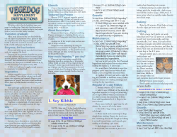 1. Soy Kibble - Compassion Circle